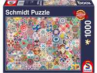 Schmidt Spiele American 57384 Amerikanischer Patchwork Quilt, 1000 Teile Puzzle
