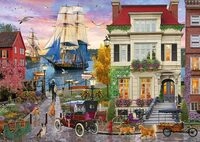 Schmidt Spiele 58989 Schiff im Hafen, 1000 Teile Puzzle