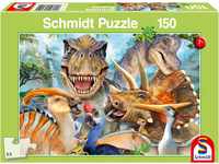 Schmidt Spiele 56452 Dinotopia, 150 Teile Kinderpuzzle