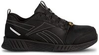 Reebok - Chaussures de s&eacute;curit&eacute; basses noire en cuir embout composite FUSION S3 SRC