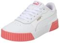 PUMA Damen Carina 2.0 Turnschuhe, Puma White Hibiscus Flower Puma Gold, 40 EU