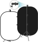 NEEWER 5x7ft/1,5x2m Faltbarer Chromakey Hintergrund mit St&auml;nder, 8,5ft/2,6m | 2 in