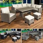 BRAST Gartenm&ouml;bel Set Hacienda | bis zu 10 Personen viele Farben | inkl....