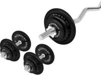 Bad Company Hantelset I Hantelscheiben aus Gusseisen (4 x 1,25 kg, 4 x 2,5 kg und 4 x
