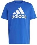 Adidas Herren Essentials Single Jersey Big Logo Tee, Semi Lucid Blue, S