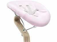 Stokke Nomi Newborn Set, White/Grey Pink - Mit 5-Punkt-Sicherheitsgurt und...