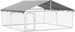 vidaXL Outdoor Hundezwinger Dach 300x300x150cm Hundek&auml;fig Hundehaus Hundeh&uuml;tte