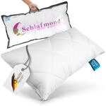 Schlafmond Medicus Clean Kopfkissen 40 x 80 cm - Allergiker Kissen mit Hohlfaserkugel