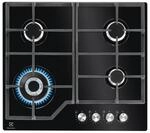 Electrolux gasherd 59cm 4 flammen schwarz KGG64362K
