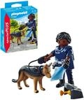 PLAYMOBIL 71162 Polizist mit Suchhund