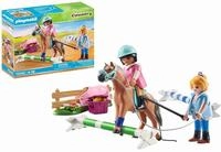 PLAYMOBIL Country 71242 Reitunterricht, Reitlehrerin im Reiten und Springreiten f&uuml;r