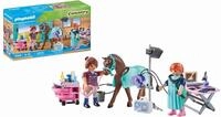 PLAYMOBIL Country 71241 Tier&auml;rztin f&uuml;r Pferde, Deutsches Sportpferd und...