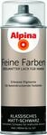 Alpina Feine Farben Spr&uuml;hlacke &ndash; Klassisches Matt-Schwarz &ndash; edelmatter