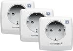 Homematic IP 3er Set Schalt-Mess-Steckdose, Smart Home, Steckdose misst Strom,