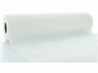 Sovie Horeca Linclass Airlaid Tischläufer Weiß - 40cm x 24m - Einfarbiger