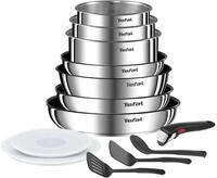 Tefal Ingenio Emotion Kochgeschirr, 13-teilig, Edelstahl, stapelbar,