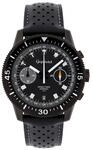 Gigandet Herrenuhr Chronograph Quarzwerk Analog mit Lederarmband Speed Timer G7-007