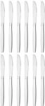GR&Auml;WE Tafelmesser aus Edelstahl, 12er Messer Set, Men&uuml;messer mit Wellenschliff,