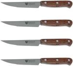 GR&Auml;WE Steakmesser 4 St&uuml;ck Palisander-Holzgriff