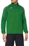 JAKO Herren Ziptop Classico, Sportgr&uuml;n, XL
