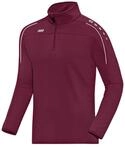 JAKO Herren Ziptop Classico, Maroon, 3XL