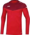 JAKO Kinder Sweatshirt Champ 2.0, Rot/Weinrot, 116