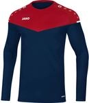 JAKO Kinder Sweatshirt Champ 2.0, Marine/Chilirot, 128