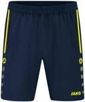 JAKO Herren Shorts Allround, Marine/Neongelb, XXL