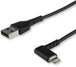 StarTech.com 2m USB-A auf Lightning-Kabel - 90&deg; rechtwinkliges USB Typ-A auf