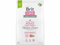 BRIT Care Dog Sustainable Adult Small Breed Chicken & Insect - Dry Dog Food - 3...