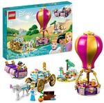 LEGO 43216 Disney Prinzessinnen auf magischer Reise Spielzeug mit Cinderella,