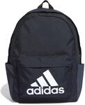 adidas Unisex Classic Badge of Sport Backpack, Shadow Navy/White, One size