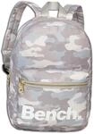 Bench kleiner Damen Rucksack Frauen Daypack Backpack 64158, Farbe:Hellgrau/Weiss