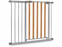 Hauck Türschutzgitter / Treppenschutzgitter für Kinder Wood Lock 2 Safety Gate