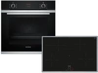 Siemens EQ214IA01Z Set Backofen HB213ABS0 + Induktionskochfeld EH845BFB5E