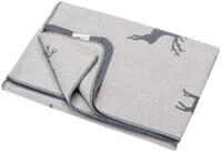 David Fussenegger - SILVRETTA - Flanell-Allzweckdecke - Hirsche Allover -
