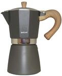 Gnali & Zani Venezia Espressokocher | Grau | F&uuml;r 6 Tassen | Alle Herdarten inklusive