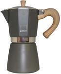 Gnali & Zani Venezia Espressokocher | Grau | F&uuml;r 9 Tassen | Alle Herdarten inklusive