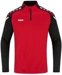 JAKO Herren Ziptop Performance, Rot/Schwarz, L