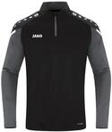 JAKO Kinder Ziptop Performance, Schwarz/Anthra Light, 152
