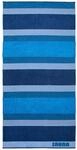 Dyckhoff Frottierserie 'Blue Island' Saunatuch Sauna Stripe 100 x 200 cm Blau