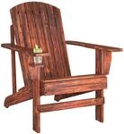 Outsunny Adirondack-Gartenstuhl mit Becherhalter Gartenliege Balkonstuhl...