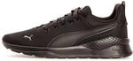 PUMA Anzarun Lite Jr Sneaker f&uuml;r Kinder, Unisex, Puma Schwarz, Ultragrau, 35.5 EU