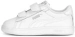 PUMA Unisex Baby Smash 3.0 L V Inf Turnschuhe, Puma White Cool Light Gray, 25 EU
