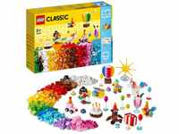 LEGO Classic Party Kreativ-Bauset Bausteine-Box, Familienspiele zum gemeinsamen