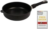 AMT Gastroguss Bratpfanne, 26 cm &Oslash;, 7 cm hoch, Schmorpfanne, abnehmbarer Stiel,