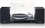 Lenco LS-500 Plattenspieler mit Lautsprecher & Bluetooth - Schallplattenspieler Set