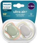 Philips AVENT Ultra Air Schnuller, BPA-freier Schnuller f&uuml;r Babys von 6 bis 18