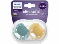 Philips Avent Ultra Soft Schnuller, 2er-Pack – BPA-freier Schnuller für Babys von