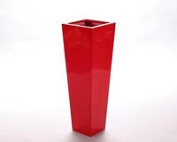 Elegant Einrichten Pflanzk&uuml;bel Blumenk&uuml;bel Fiberglas s&auml;ule konisch 30x30x90cm